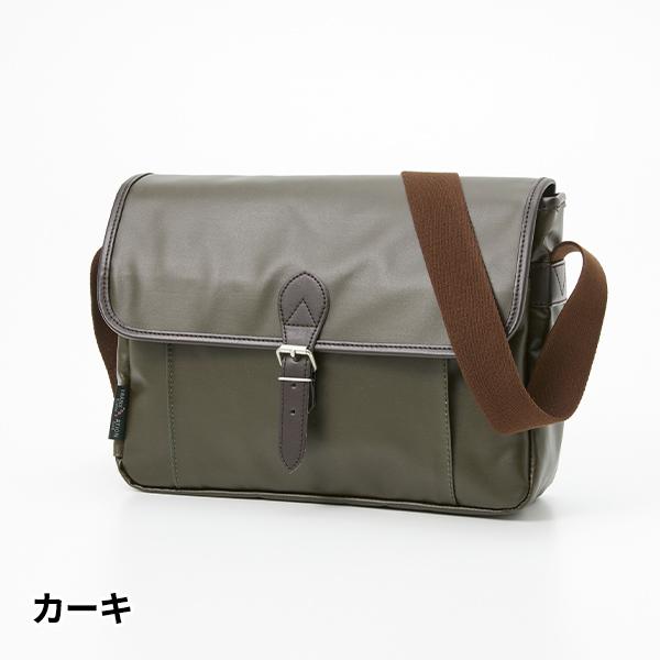 平野鞄 ブレザークラブ ツイル撥水コーティング 横型フラップショルダー 16464 1個 平野鞄 ブレザークラブ ツイル撥水コーティング 横型フラップ