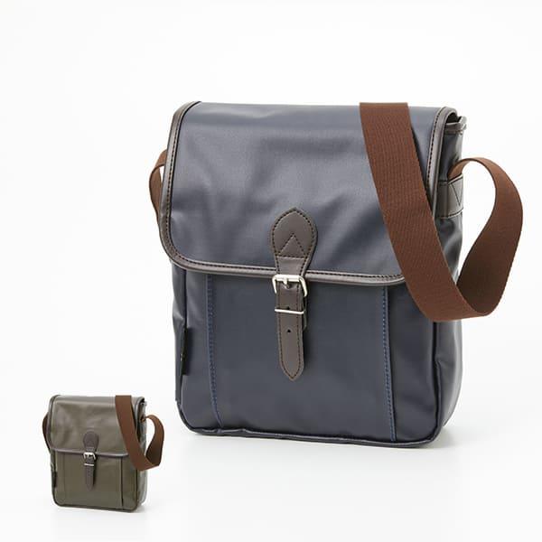 平野鞄 ブレザークラブ ツイル撥水コーティング 縦型フラップショルダー 16465 1個 平野鞄 ブレザークラブ ツイル撥水コーティング 縦型フラップ