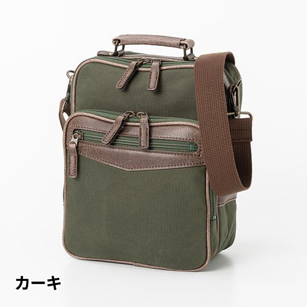産経限定】 平野 鞄の國 豊岡製 6号はっ水帆布 旅に重宝するショルダー