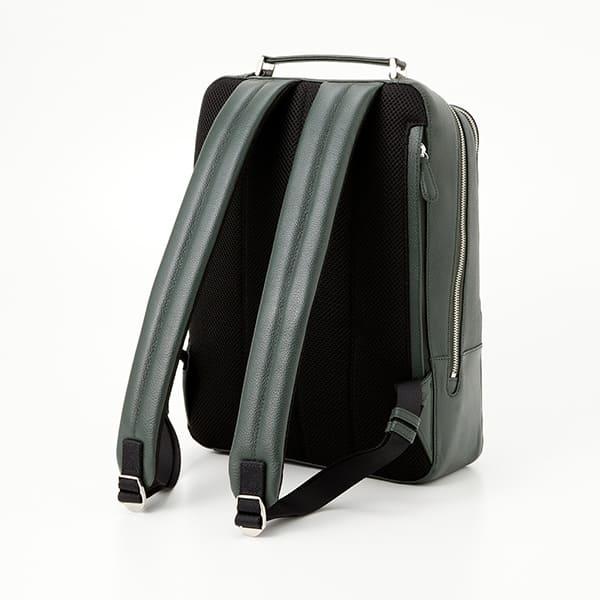 平野 ハミルトン 牛革2ルーム式リュック B4対応 42586 1個 HAMILTON（ハミルトン） 平野 牛革2ルーム式リュック B4対応 42586 1個