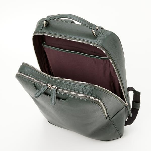 HAMILTON（ハミルトン） 平野 牛革2ルーム式リュック B4対応 42586 1個