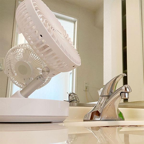 メテックス EXELUX コードレス静音サーキュレーター扇風機 20cm 1台