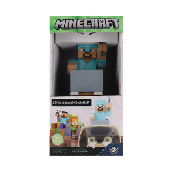 ダイヤモンド装備スティーブ コントローラースタンド マインクラフト ケーブルガイ ダイヤモンド装備スティーブ コントローラースタンド マインクラフト