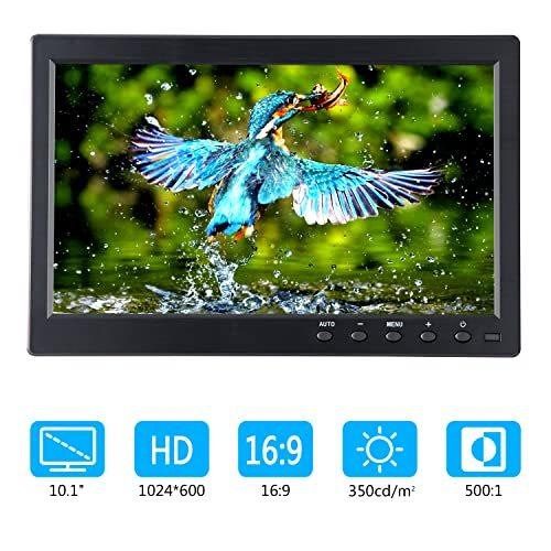 Koolertron10インチcctv液晶モニター 解像度1024 600 Tft Lcdモニターディスプレイ スピーカー内蔵 Hdmi Vga Mo Www Bollywoodpapa Com
