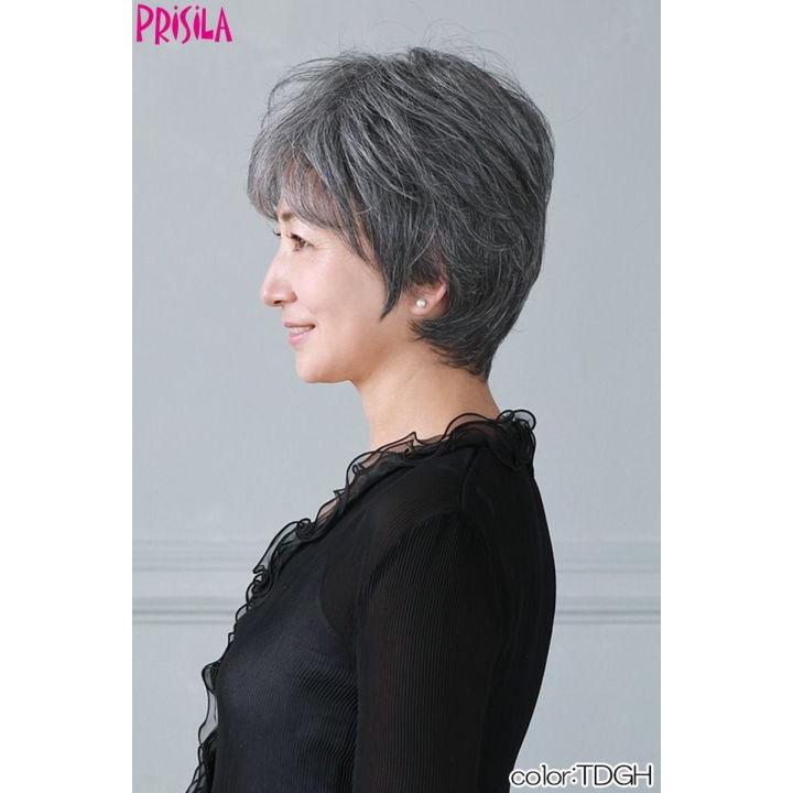 プリシラ ミセスオールウィッグ ミニマムショート A-111 全4色 耐熱