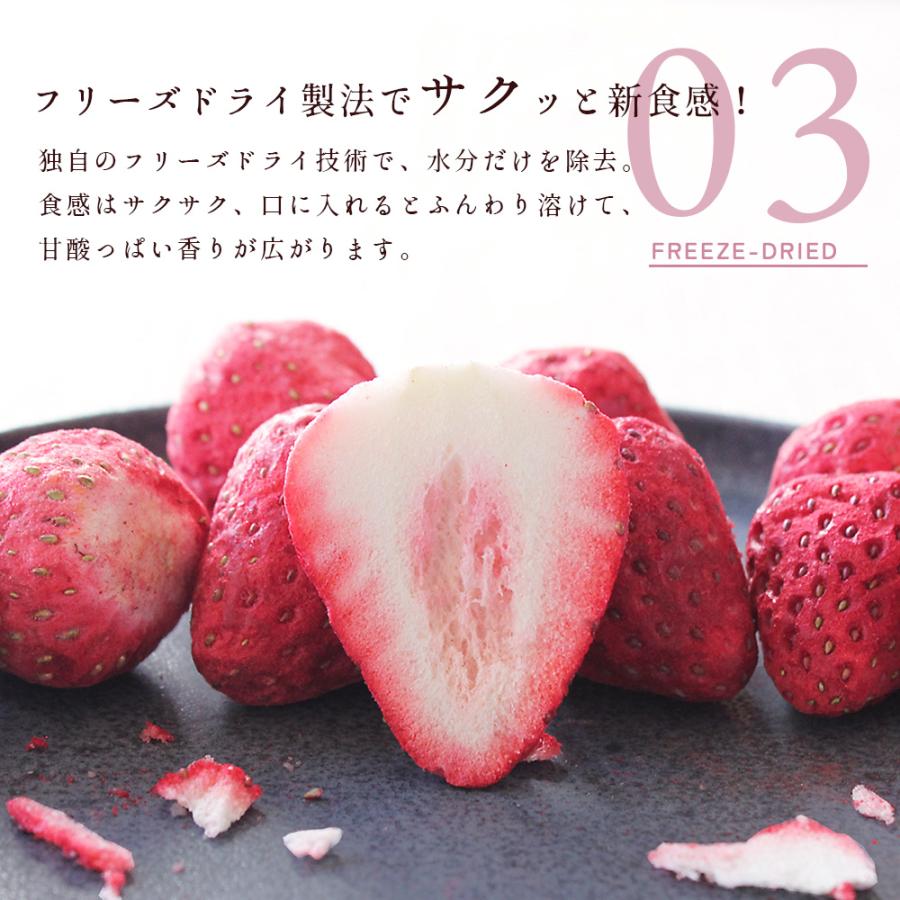 ドライフルーツ 砂糖不使用 無添加 国産 フリーズドライ いちご 20g