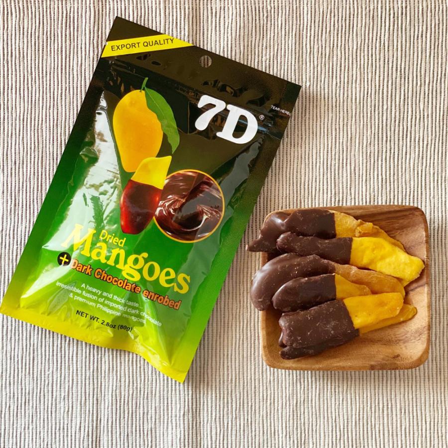 7D ドライフルーツ マンゴー ドライマンゴー チョコ 80g×6袋