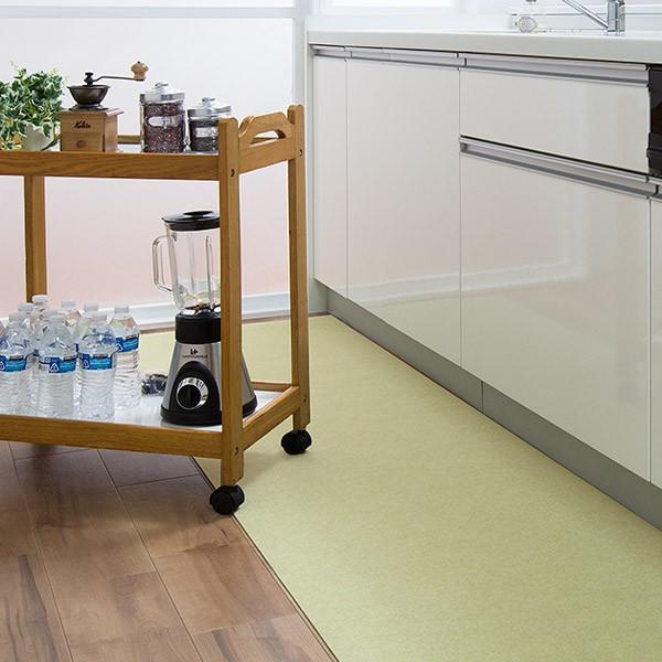 サンコー キッチンマット 拭ける ふける 60×120cm おしゃれ 台所