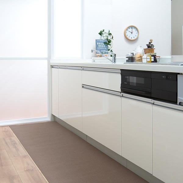 サンコー キッチンマット 拭ける ふける 60×120cm おしゃれ 台所