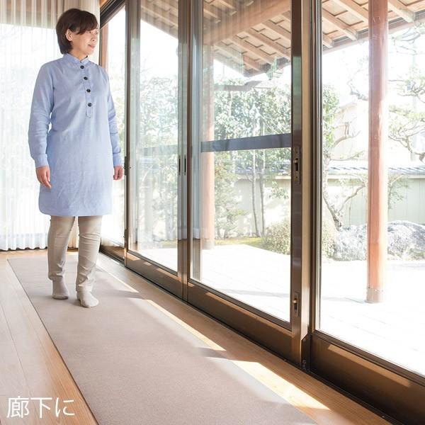 サンコー キッチンマット 拭ける ふける 60×120cm おしゃれ 台所
