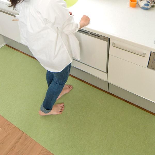 キッチンマット 180×60 拭ける ふける おしゃれ ずれない 洗える おすすめ 撥水 日本製 おくだけ吸着 サンコー 滑り止め｜sanko-online｜18