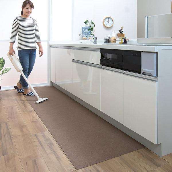サンコー キッチンマット 60×240 洗える ロング 日本製 ずれない おく