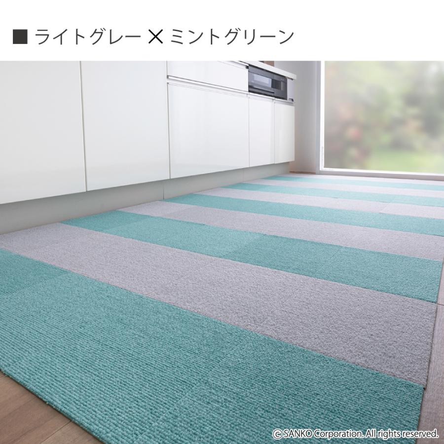 【色: ライトグレー&amp;ダークグレー】タイルマット ジョイントマット カーペット【 色: ダークグレー＆ライトグレー】ジョイントマット 大判