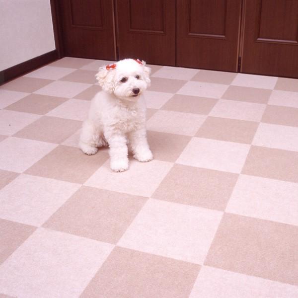 サンコー ペットマット タイルマット 犬 カーペット おしゃれ 洗える