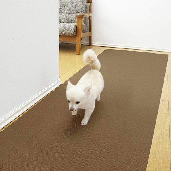 サンコー ペットマット ロングマット 犬 おしゃれ フローリング 滑ら