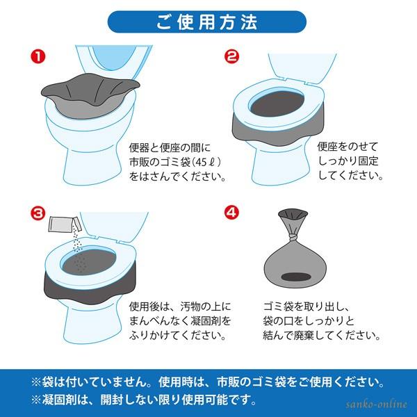 THANKO 簡易トイレ 携帯トイレ 非常用 災害用 防災グッズ 車