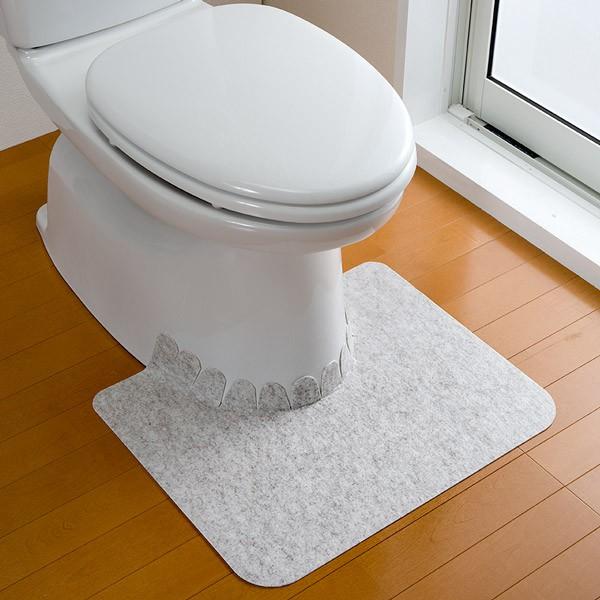 トイレマット ふける 拭ける 大理石調 おしゃれ 汚れ防止 消臭 飛び散り 尿 カテキン 日本製 おくだけ吸着 サンコー ずれない 423 サンコーオンラインショップ 通販 Yahoo ショッピング