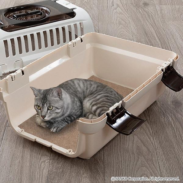 サンコー ペット キャリー 滑り止め マット 猫 ネコ 用品 グッズ