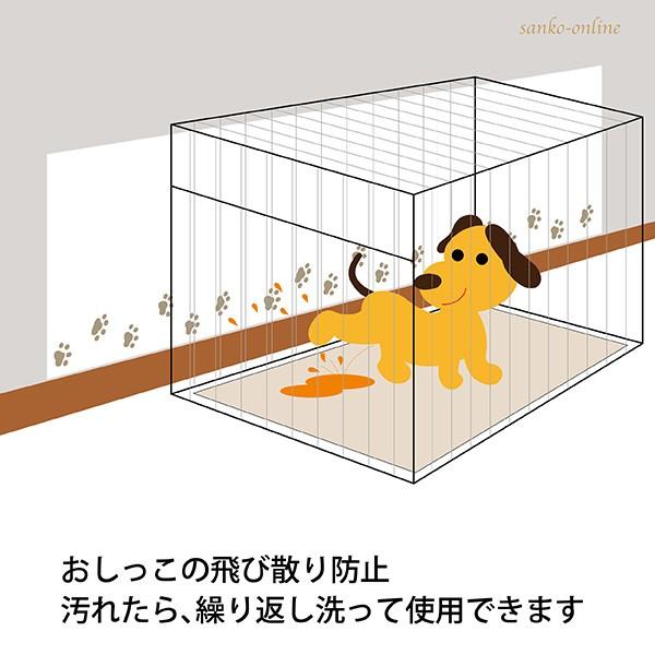 汚れ防止シート 壁 ゲージ トイレ ペット 用品 洗える アンモニア 犬 グッズ マット 3枚入 おくだけ吸着 サンコー 487 サンコーオンラインショップ 通販 Yahoo ショッピング