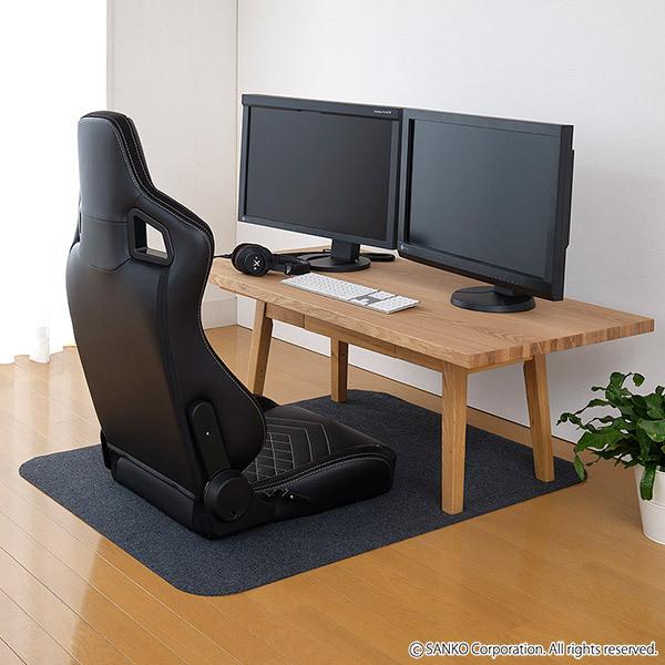 サンコー チェアマット チェアーマット 120×90cm デスク下 デスク 