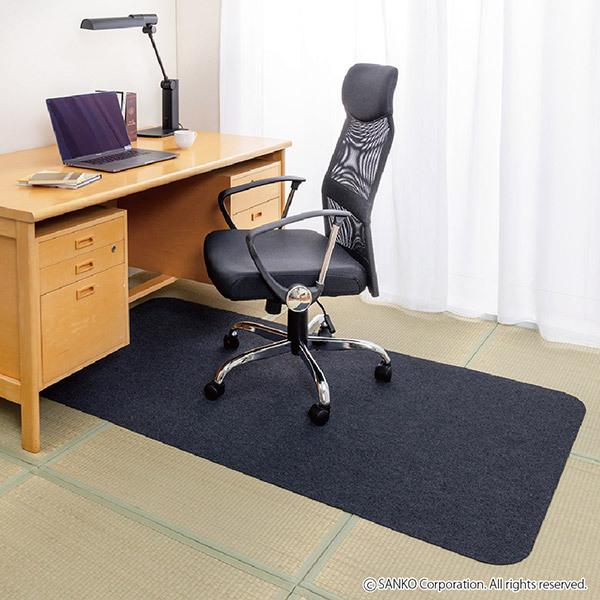 ゲーミングチェア 畳部屋用 サンコー チェアマット 畳の上にしくもの たたみ 防音 ゲーミング 90