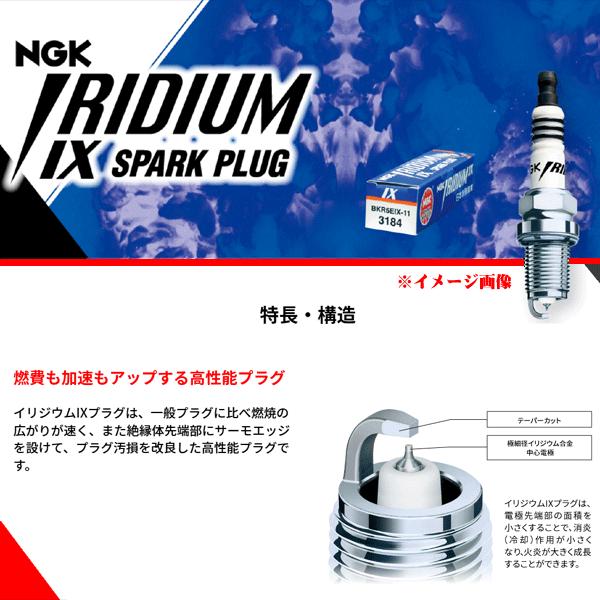 NGK イリジウムIX プラグ 4本セット DPR8EIX-9 ストックNO.2202 NGK製
