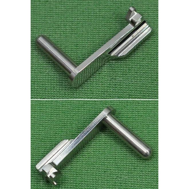 Anvil スライドストップ 東京マルイ 1911シリーズ用 Night Hawk SUS Silver GMP-N05-SS