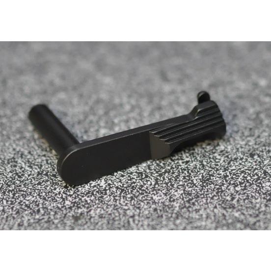 Airsoft Masterpiece スライドストップ STI COSTAタイプ マットブラック マルイ M1911/Hicapa/デトニクスシリーズ共通 スチール SS-3MBK