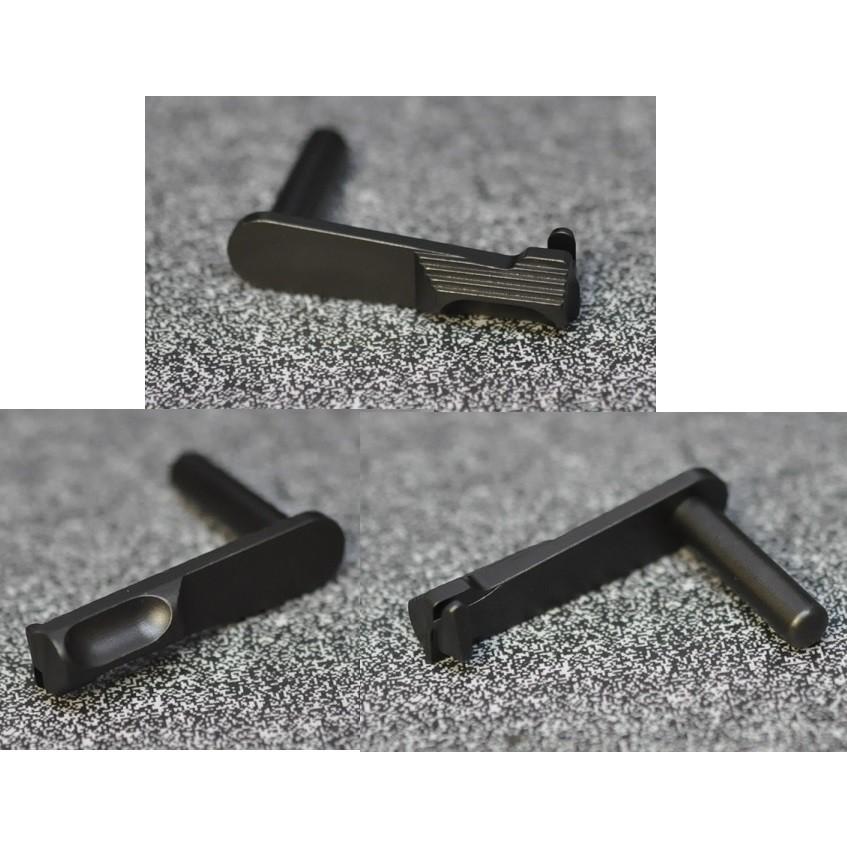Airsoft Masterpiece スライドストップ STI COSTAタイプ マットブラック マルイ M1911/Hicapa/デトニクスシリーズ共通 スチール SS-3MBKの画像