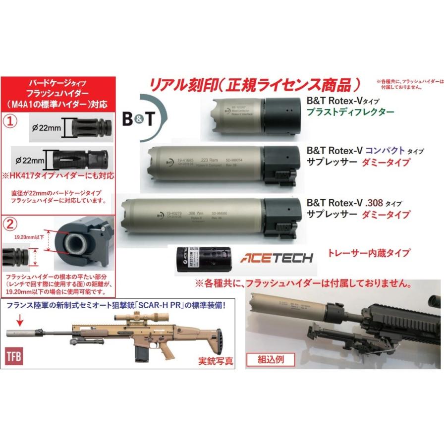 ANGRY GUN ダミーサイレンサー B&T Rotex-Vタイプ Compactタイプ RV02D