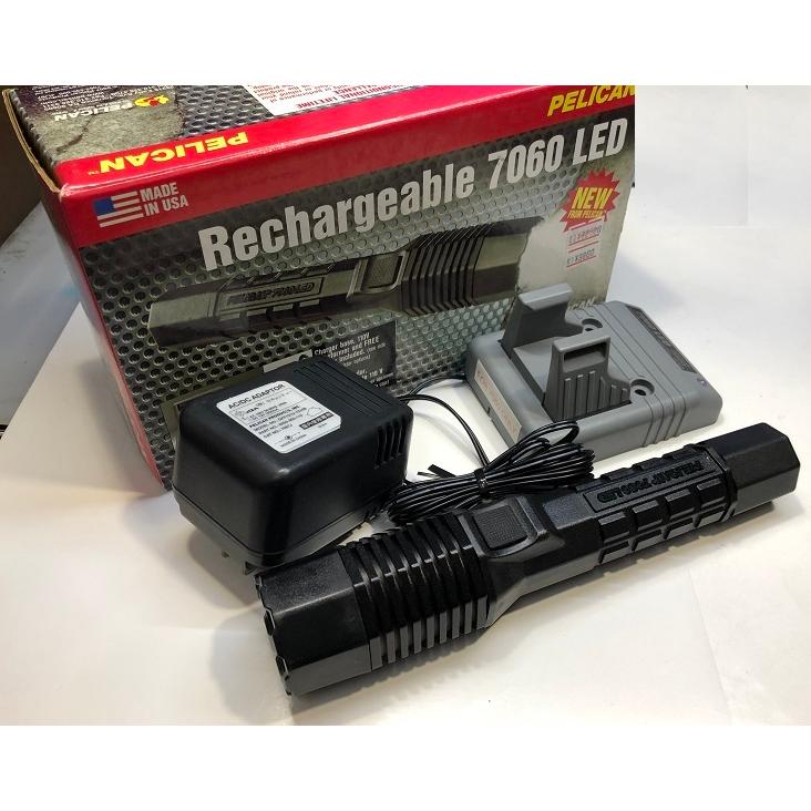 PELICAN Rechargeable 7060LED タクティカル フラッシュライト