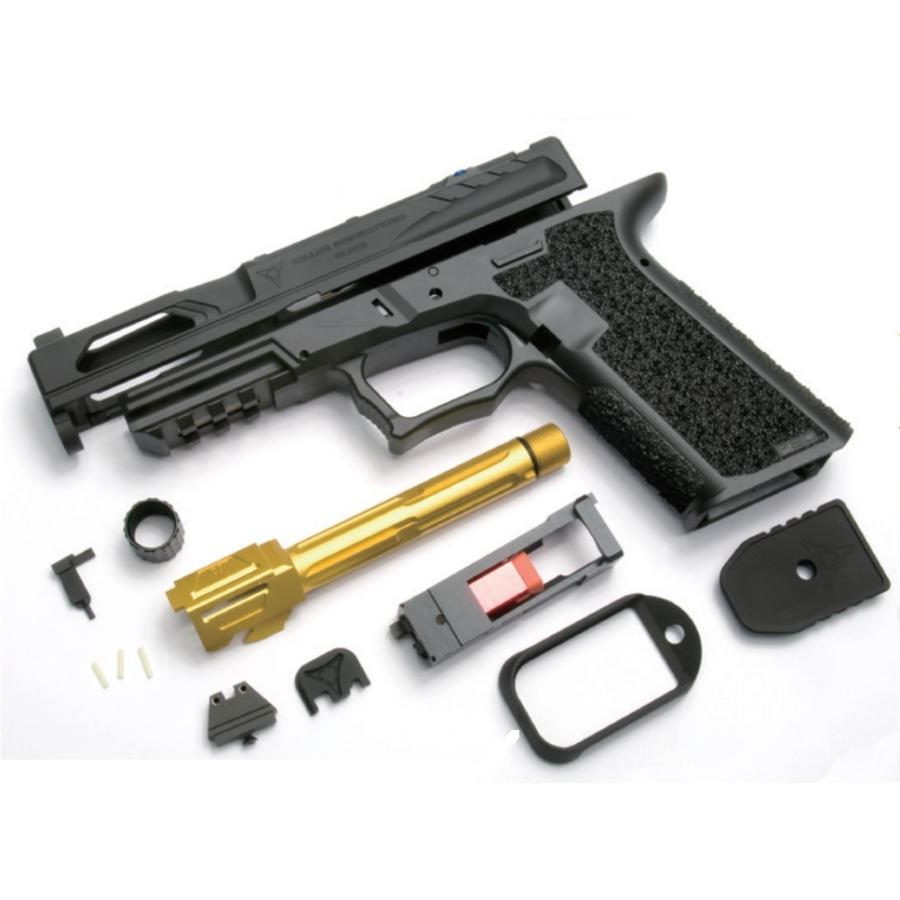Killer Innovations　カスタムスライドセット　スライドBlack　バレルGold　VELOCITY V1　東京マルイGlock17 Gen.3 GBB対応(42042円)