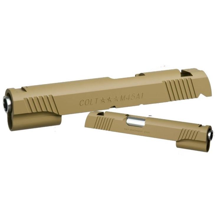 DETONATOR カスタムスライド TANカラー 東京マルイ M45A1 GBB対応