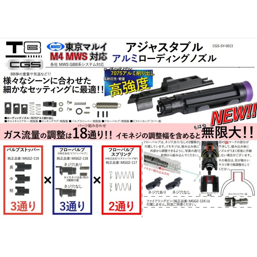 T8 アジャスタブル アルミ ローディングノズル 東京マルイ M4 T8 アジャスタブル アルミ ローディングノズル 東京マルイ M4