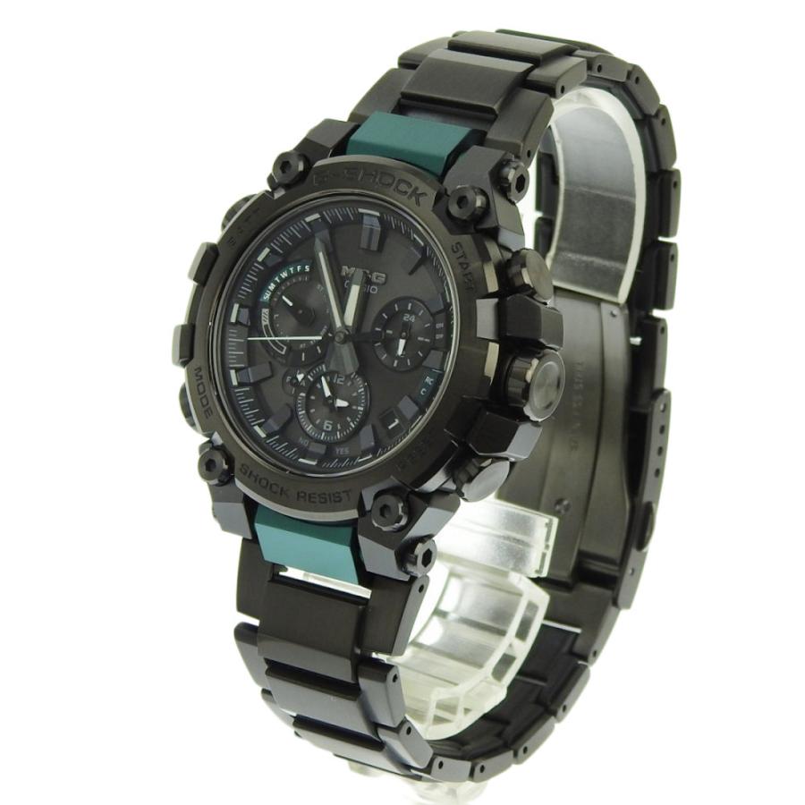 カシオ G-SHOCK MTG-B3000 BD-1A2JF SS/カーボン ソーラー 保証書付き ブラック文字盤 腕時計 送料無料 中古の画像