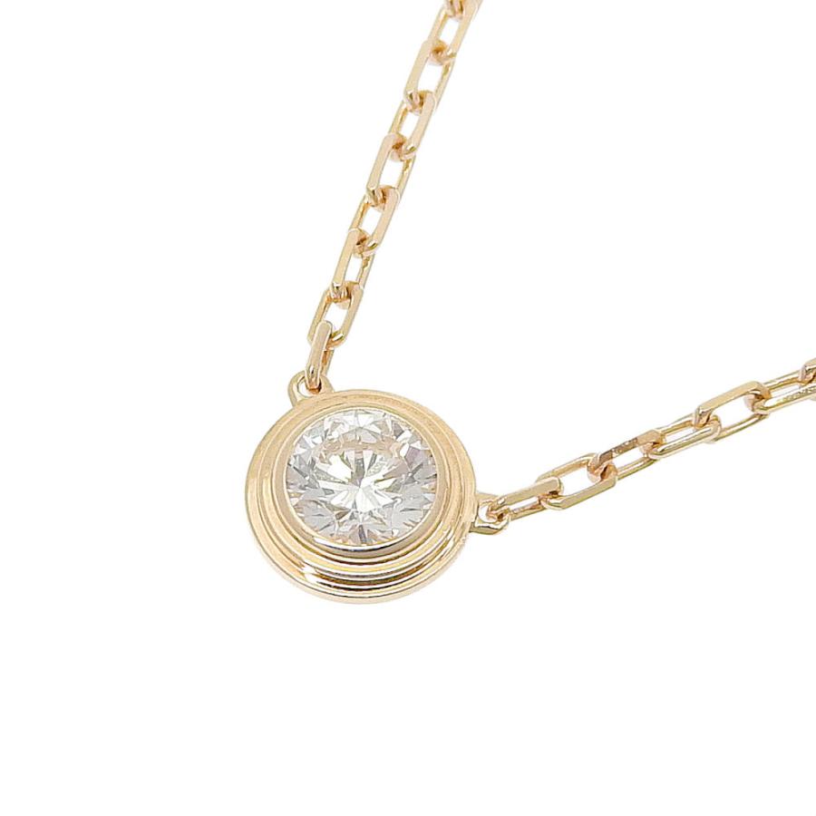 Cartier カルティエ 0.18ct ダムール ネックレス LM 44cm K18PG Cartier カルティエ 0.18ct ダムール ネックレス LM 44cm K18PG
