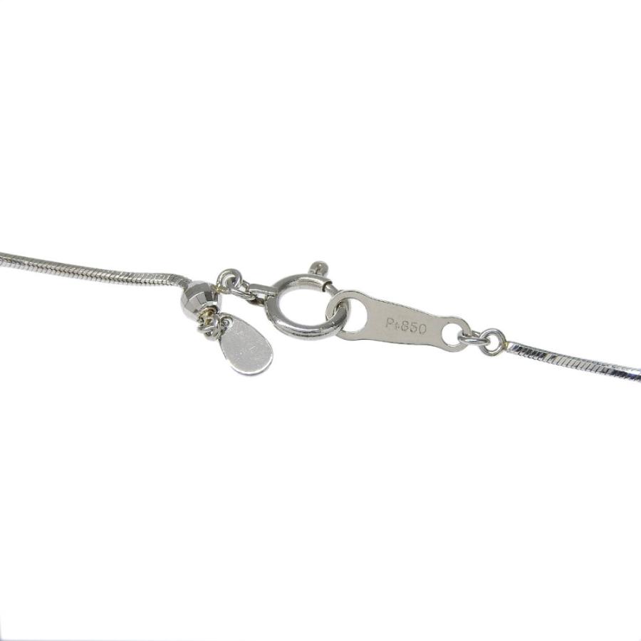 合計0.541ct 天然ダイヤ ネックレス 46cm Pt850/900 新品仕上げ済み 合計0.06ct 天然ダイヤ レディース プラチナ 白金 3粒 三粒 3P 送料無料 中古_4