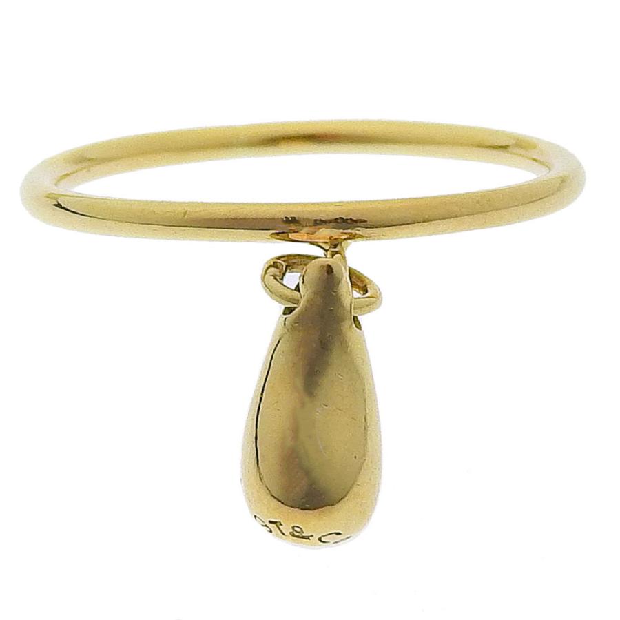 TIFFANY&Co. ティファニー ティアドロップ リング 8.5号 K18YG 新品