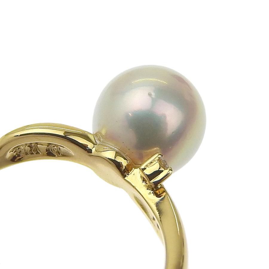 TASAKI タサキ 約7.5mm パール リング 16号 K18YG 新品仕上げ済み 合計  
