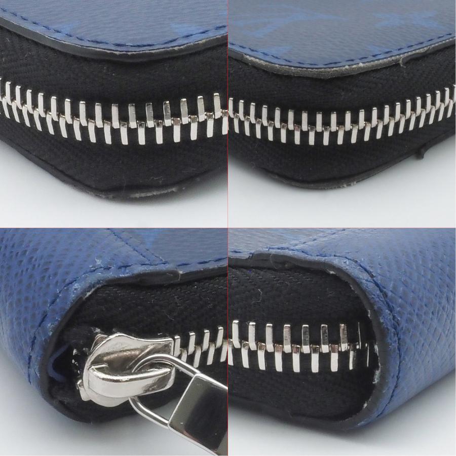 ルイヴィトン ヴェルティカル ジッピーウォレットRFID M30447 ブルー LOUIS VUITTON（ルイ・ヴィトン） ジッピーウォレット ヴェルティカル