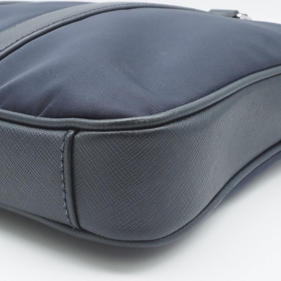 PRADA（プラダ） ビジネスバッグ ナイロン サフィアーノレザー