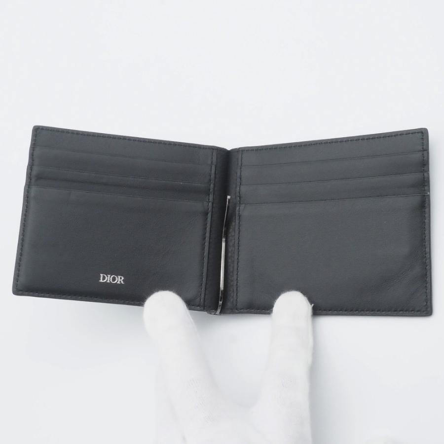 ディオール オム マネークリップ付き財布 2ESBH069CDI レザー