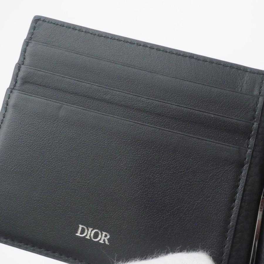 ディオール オム マネークリップ付き財布 2ESBH069CDI レザー
