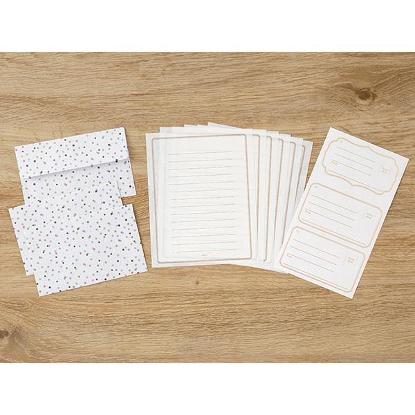 MIDORI（ミドリ） レターセット ドット柄 : 文具セレクトショップ