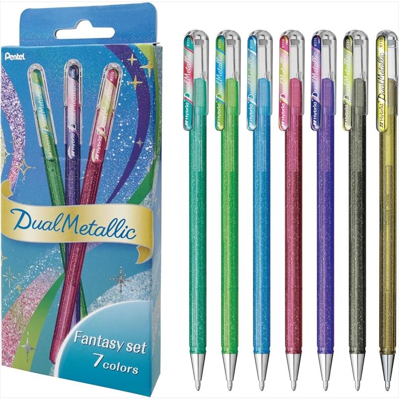 ぺんてる（Pentel） カラーボールペン Dual Metallic デュアル