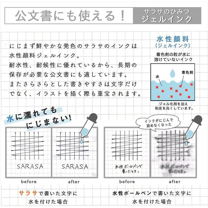 サラサ サラサ単色用替芯 JF-0.5芯 0.5mm P-RJF5 SARASA サラサ