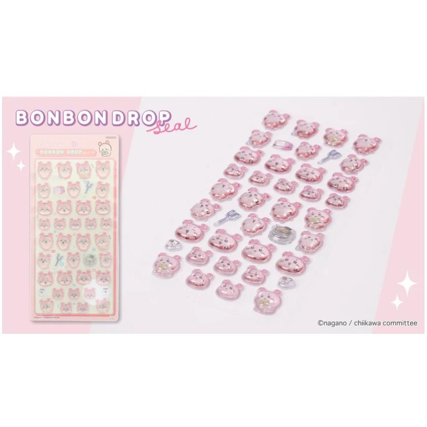新品未使用 ちいかわ ボンボンドロップシール 3種セット サンスター文具 ボンボンドロップシール ちいかわ・ハチワレ・うさぎ 3