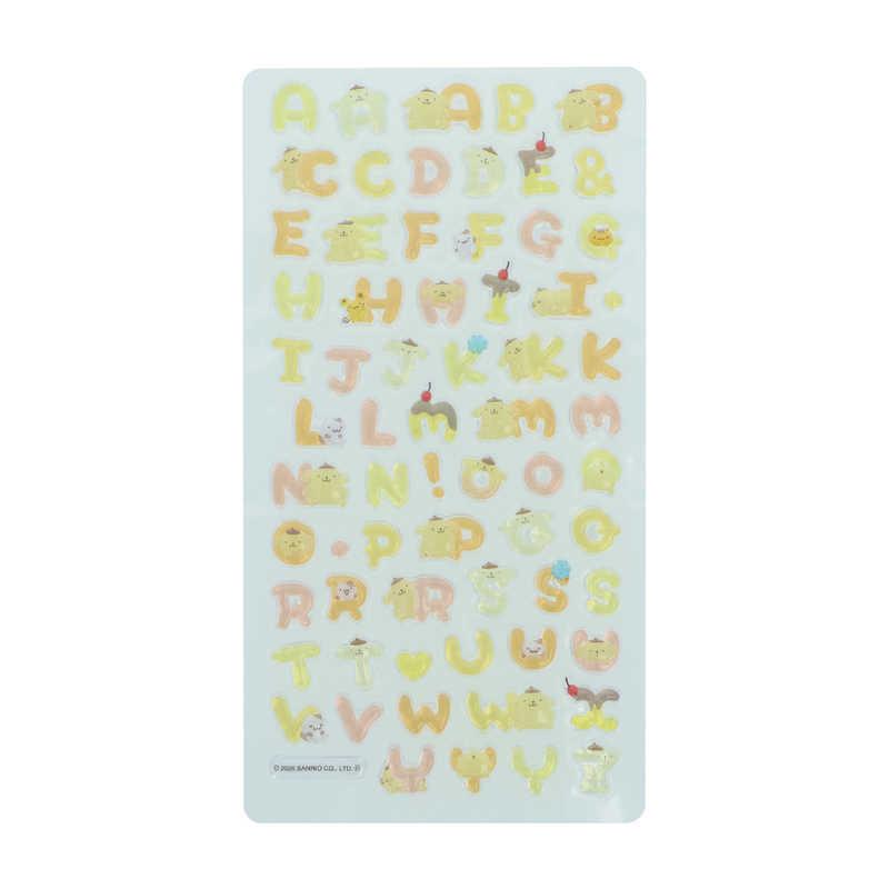 サンスター文具 ボンボンドロップシール もじ サンリオ ポムポムプリン