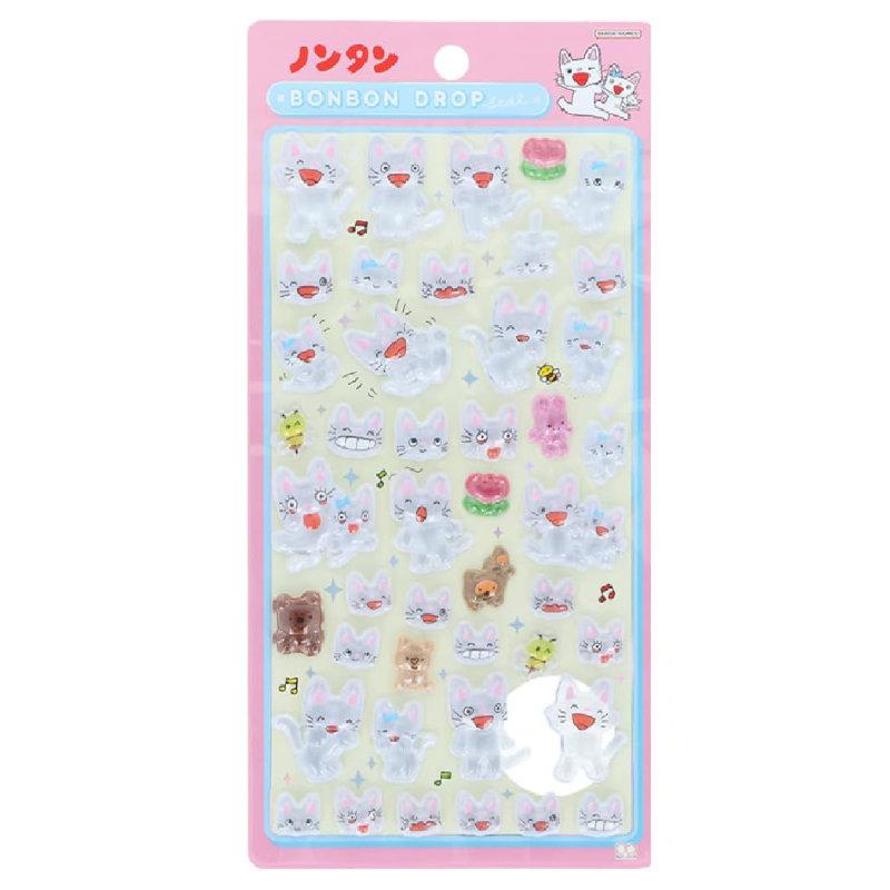 サンスター文具 ボンボンドロップシール ノンタン ノンタン・タータン