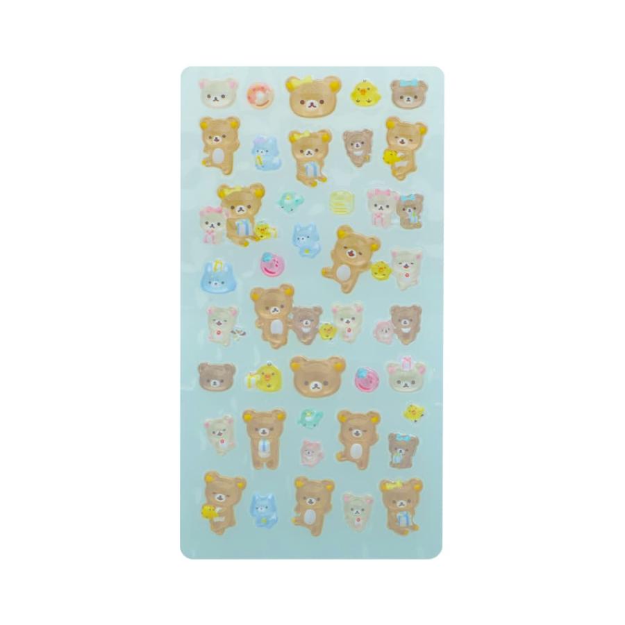 正規品 ☘︎ リラックマ ♡ ボンボンドロップシール 10枚 サンスター文具 ボンボンドロップシール リラックマ なかよし S8817669
